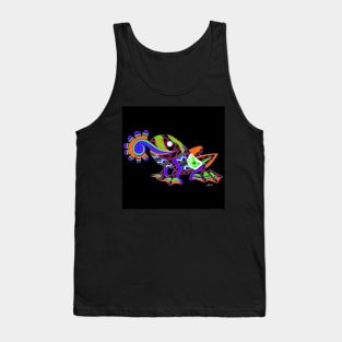 leap and crazy frog ecopop in totonac mexican patterns of joy Tank Top